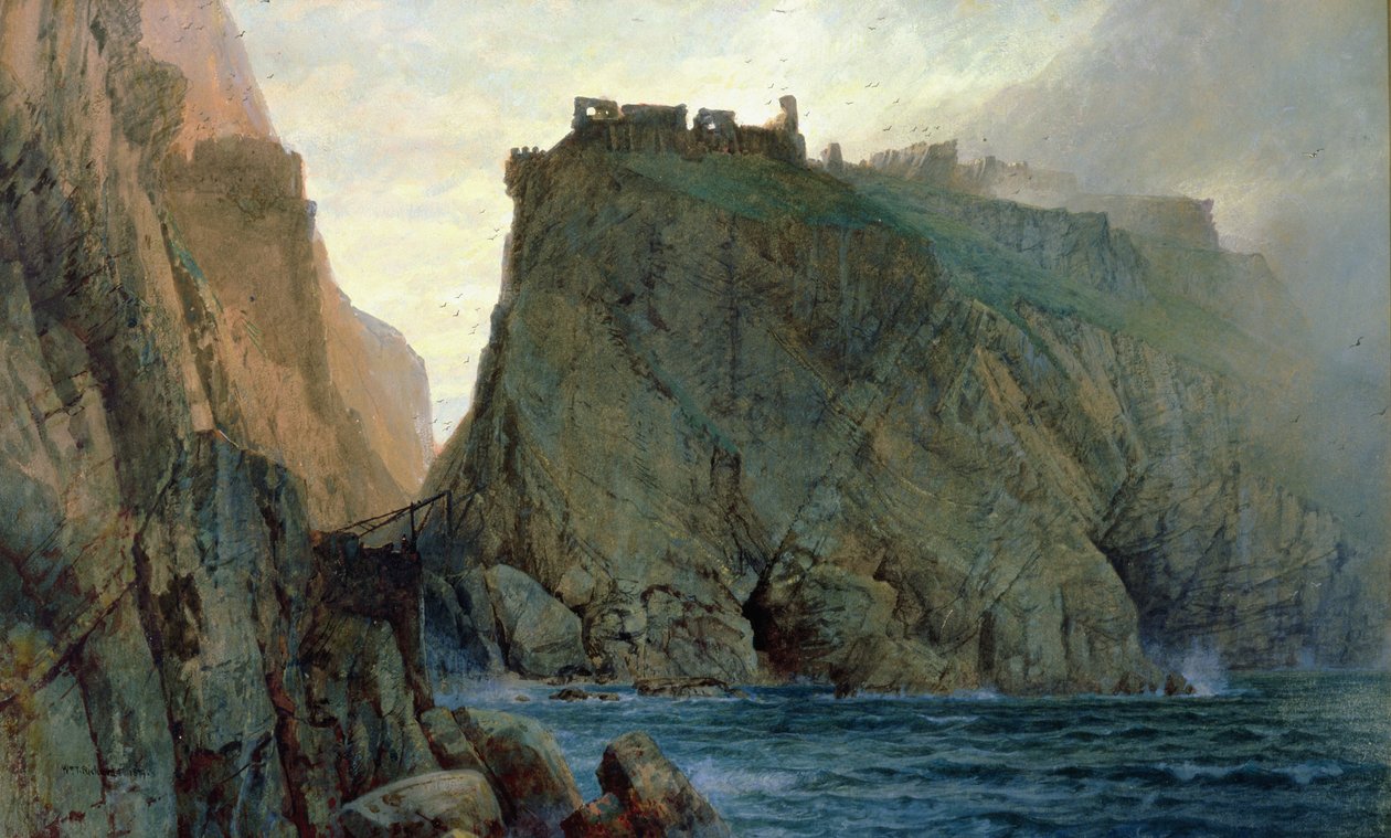 Tintagel na wybrzeżu Kornwalii autorstwa William Trost Richards
