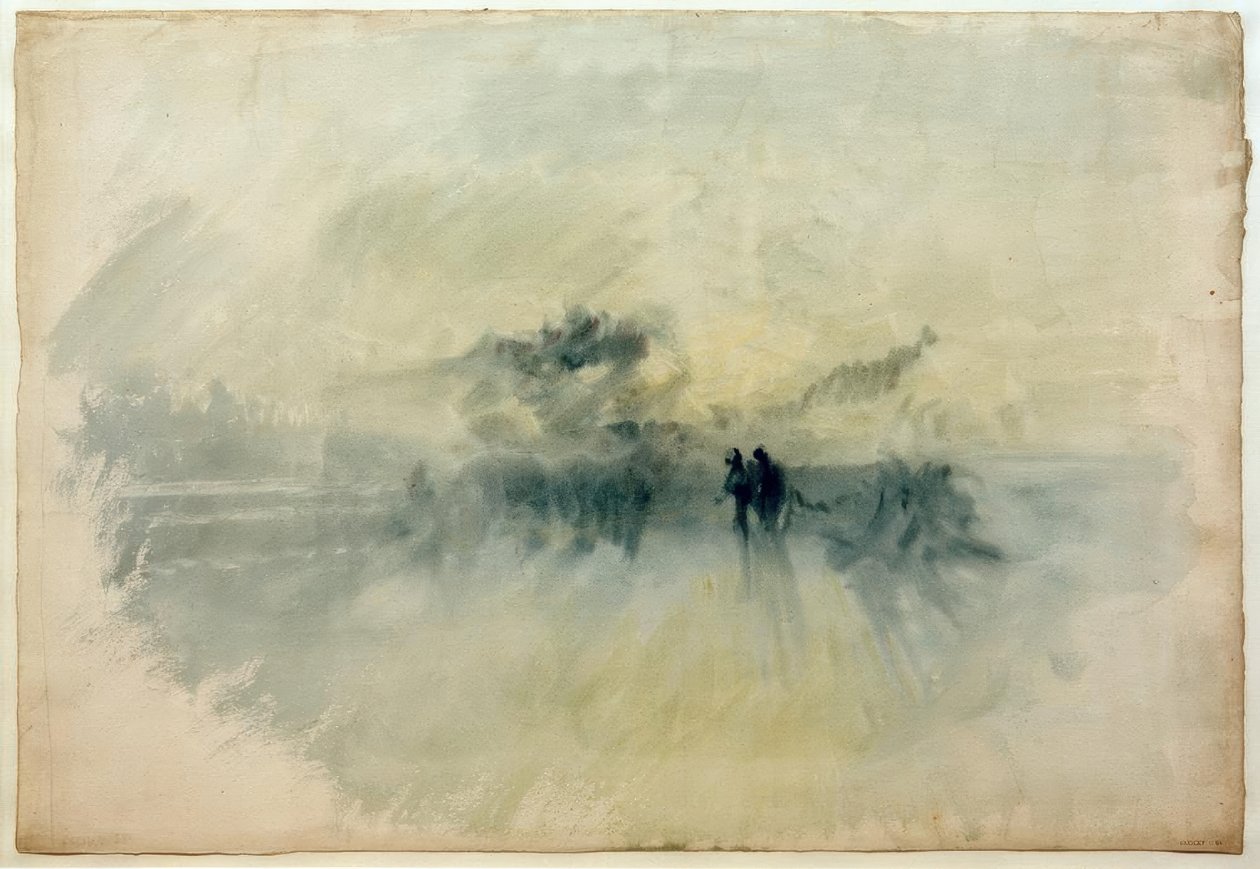 Postacie w burzy autorstwa Joseph Mallord William Turner