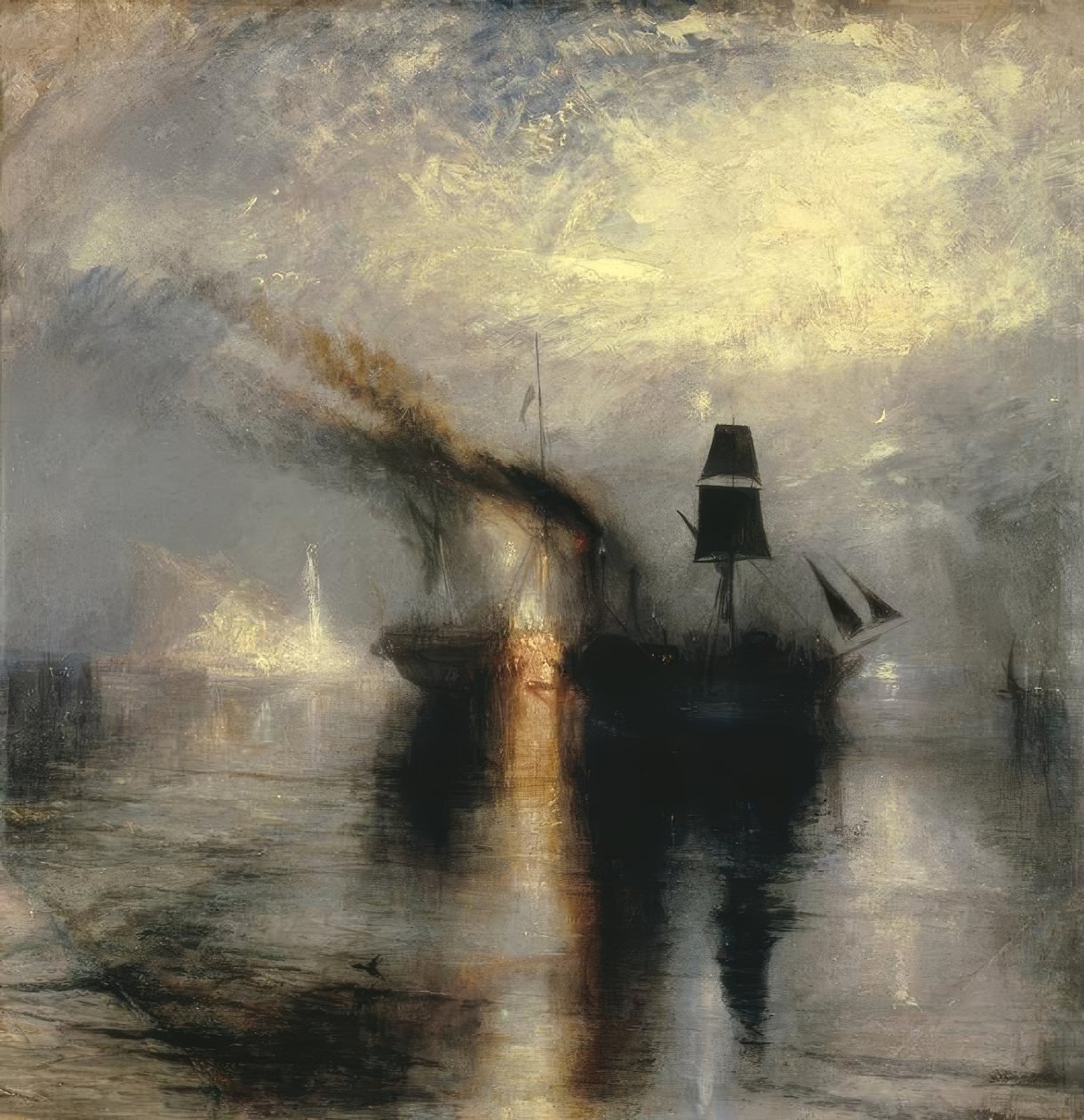 Pokój – pogrzeb na morzu autorstwa Joseph Mallord William Turner