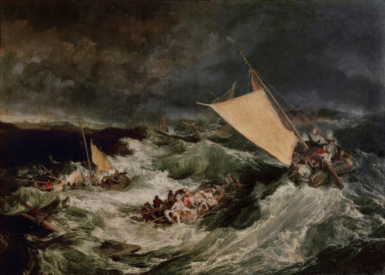 Wrak statku autorstwa Joseph Mallord William Turner