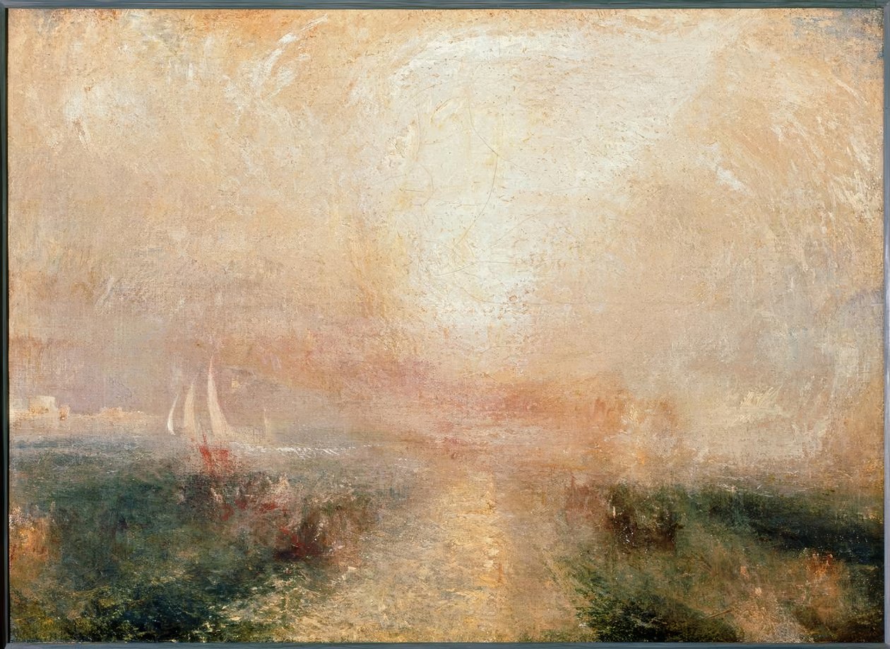 Jacht zbliżający się do wybrzeża autorstwa Joseph Mallord William Turner