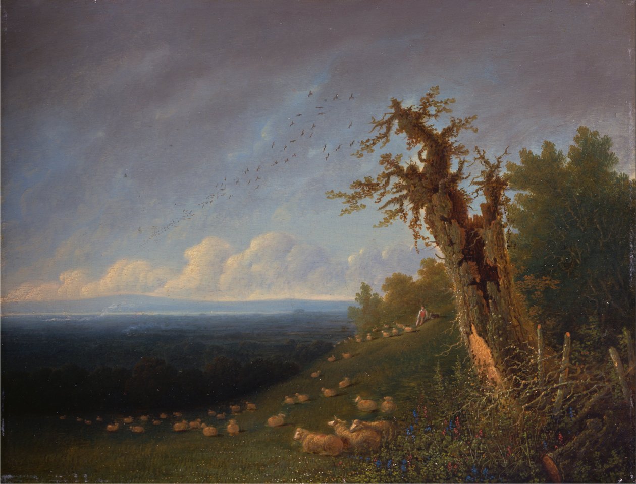 Pasterz na zboczu wzgórza autorstwa Joseph Mallord William Turner