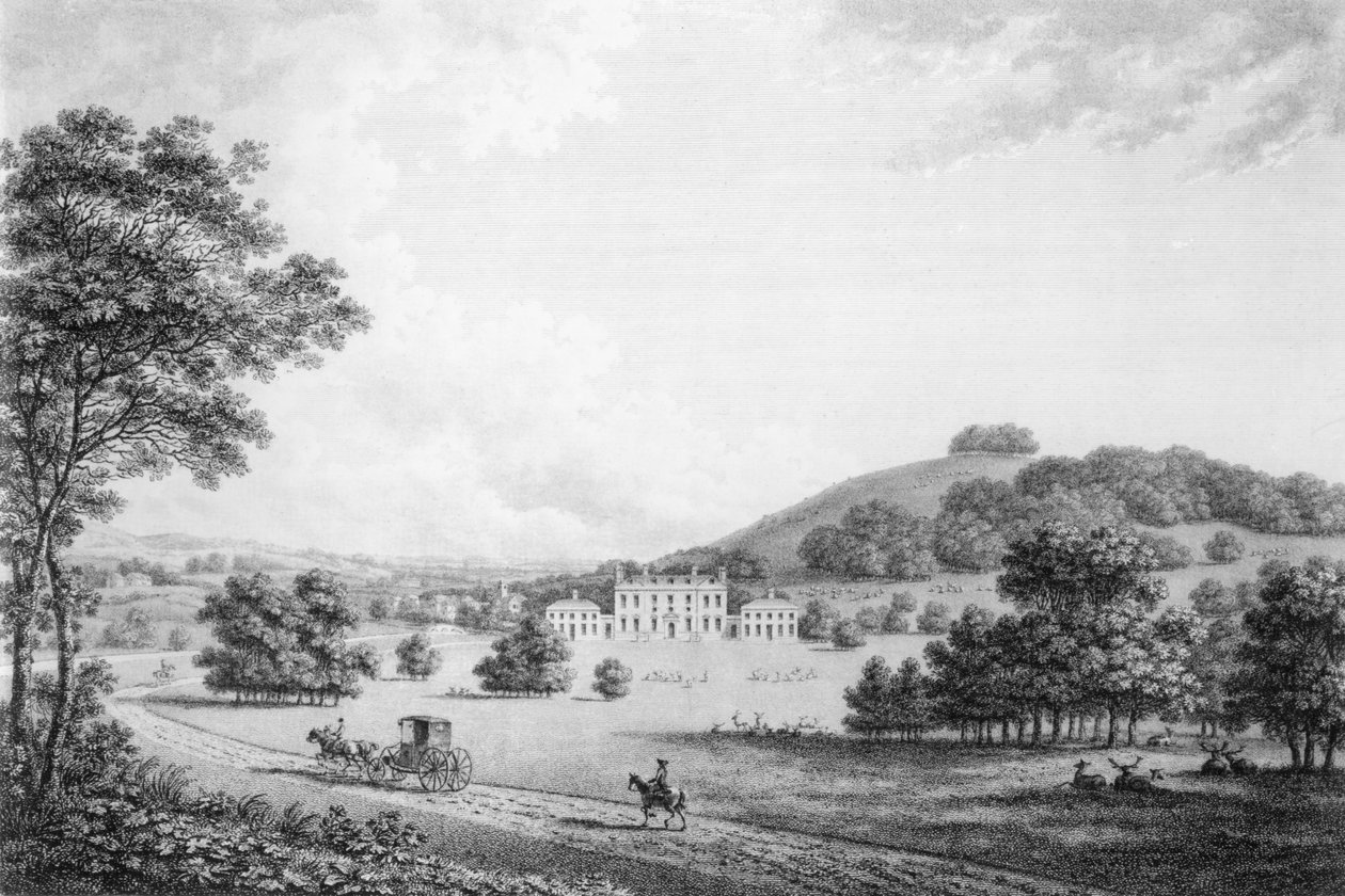 Godmersham Park, Kent, Siedziba Thomas Knight Esq., wyd. w 1785 autorstwa William Watts