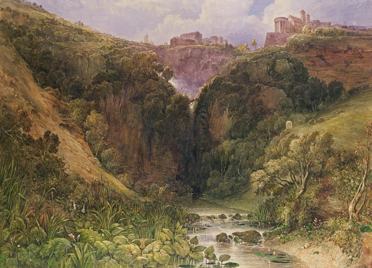 Upadki Tivoli autorstwa William Wyld