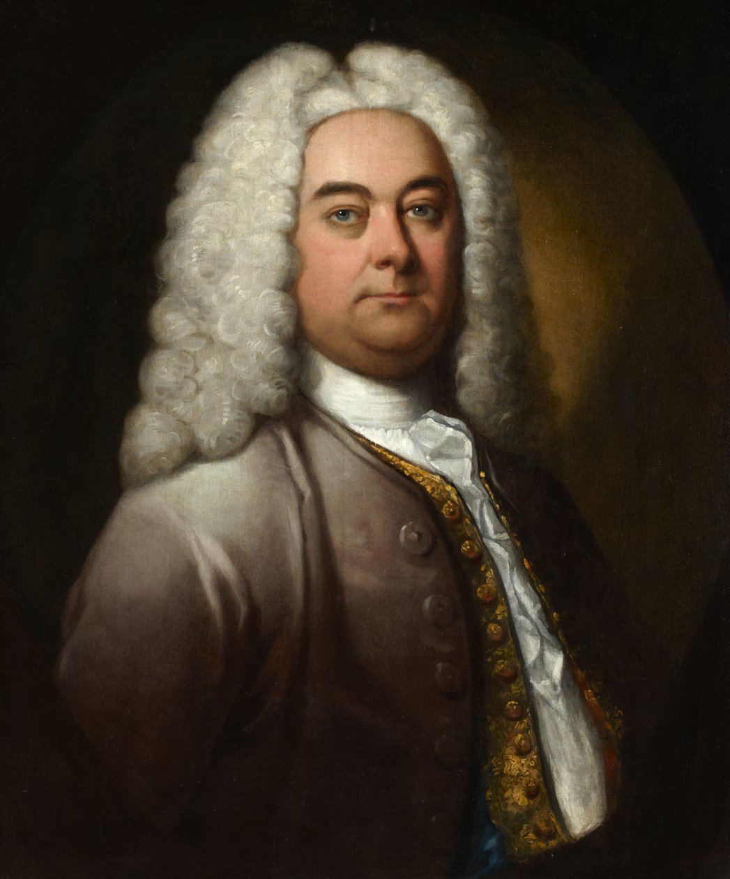 George Frideric Haendel, ok. 1750 autorstwa William circle of Hogarth