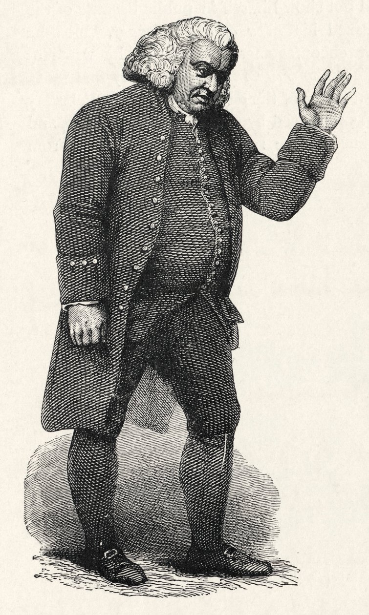 Samuel Johnson — angielski autorstwa William (after) Finden