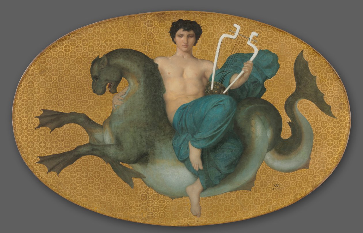 Arion na koniu morskim autorstwa William Adolphe Bouguereau