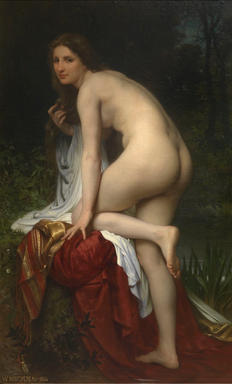 Badende (kąpiący się) autorstwa William Adolphe Bouguereau