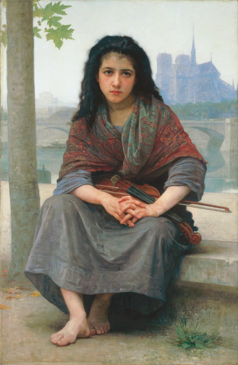 Bezdomni, 1890 autorstwa William Adolphe Bouguereau