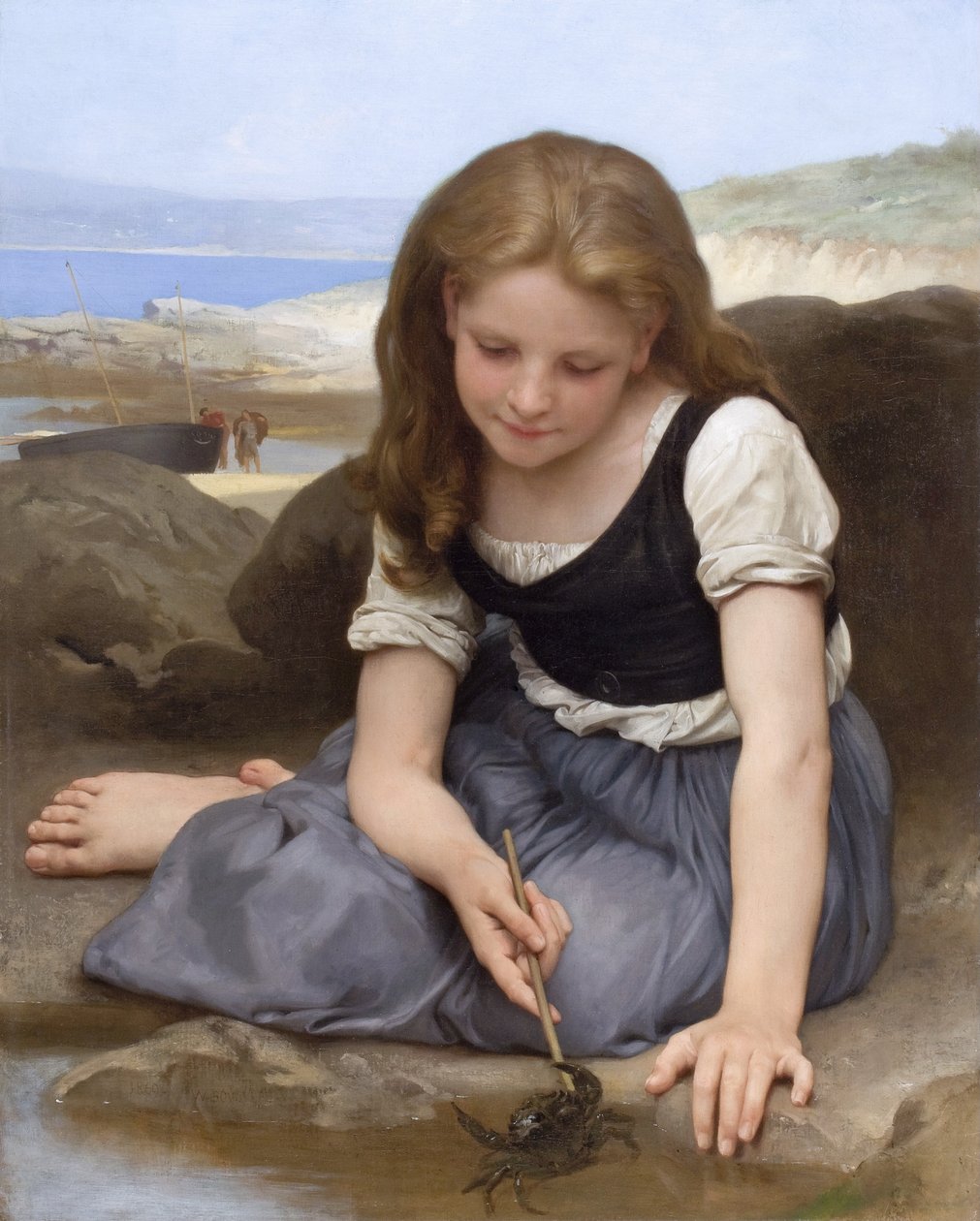 Francuski:  Le crabe Krab autorstwa William Adolphe Bouguereau