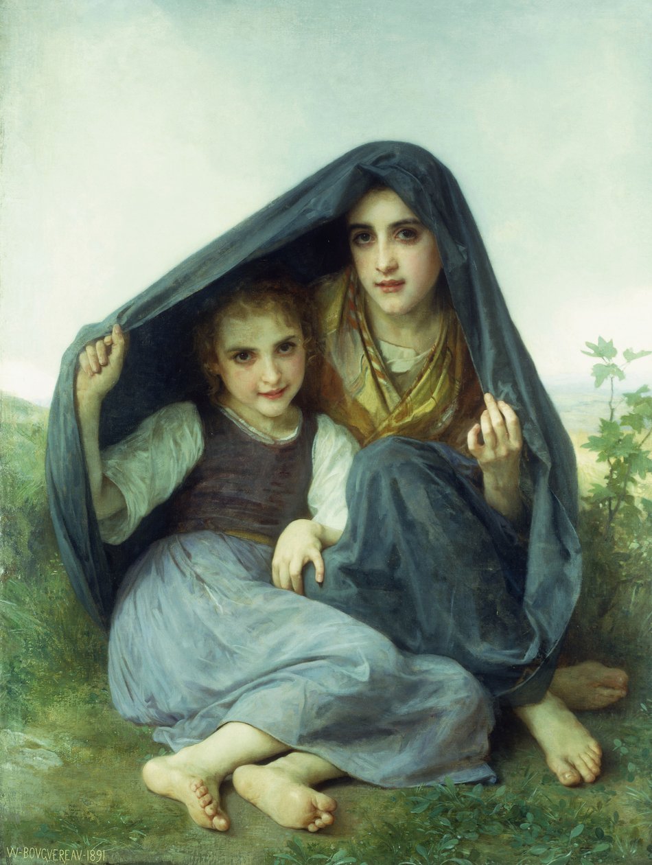 Schronisko, 1891 autorstwa William Adolphe Bouguereau