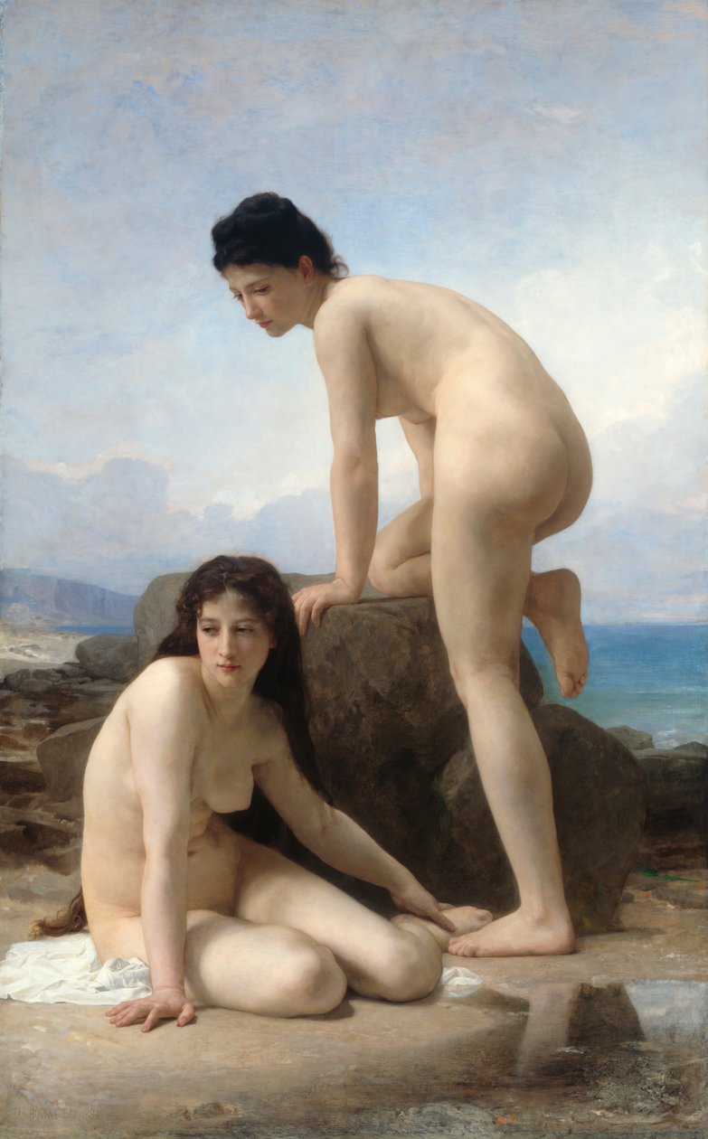 Kąpiący się, 1884. autorstwa William Adolphe Bouguereau