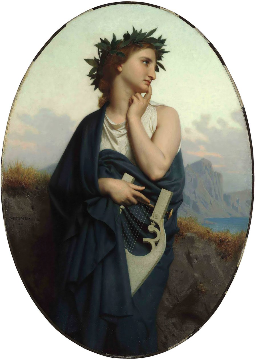 Muse Philomèle, 1861. autorstwa William Adolphe Bouguereau