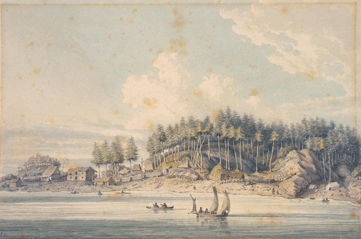 Friendly Cove, Nootka Sound, wyspa Vancouver autorstwa William Alexander