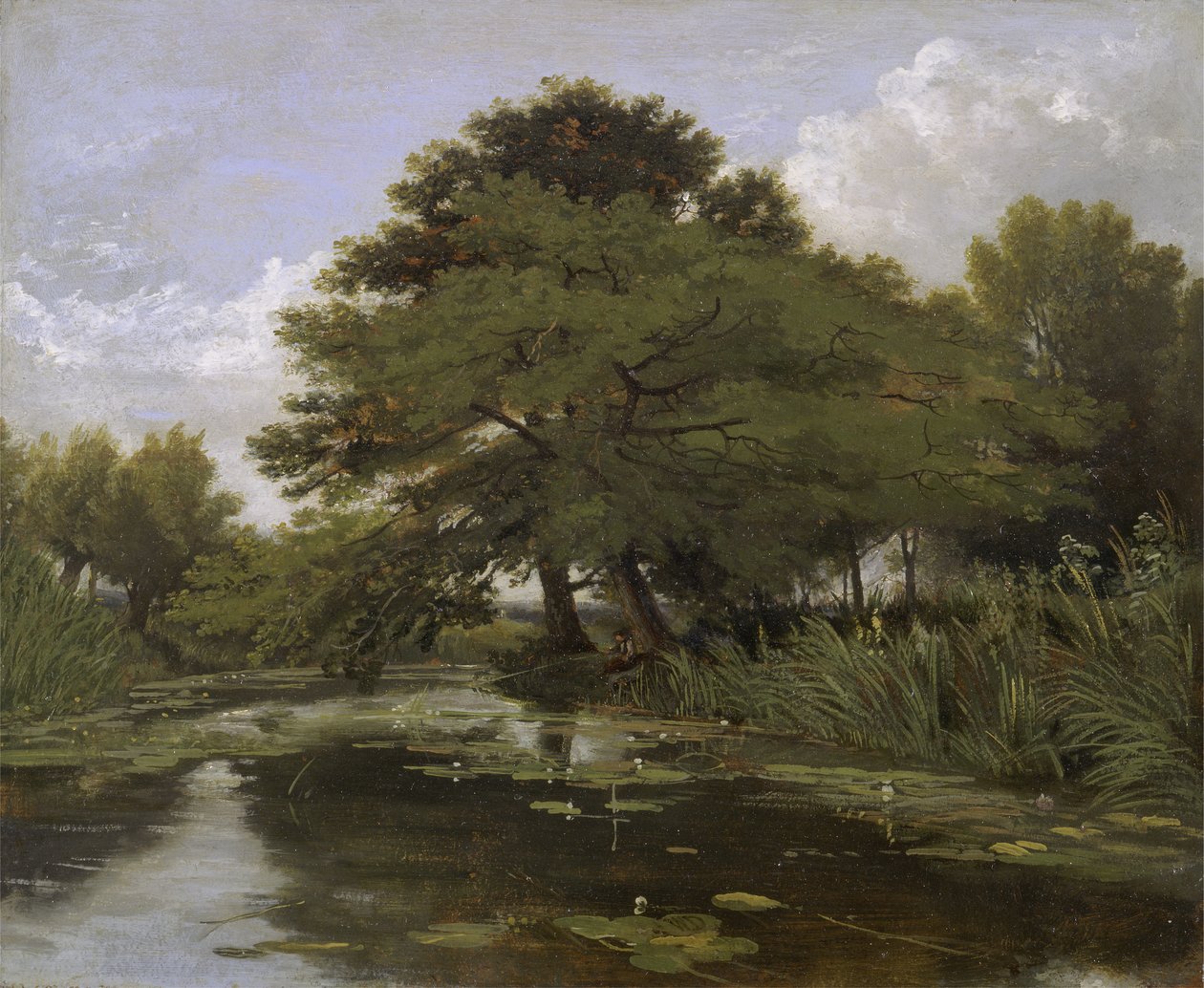 Na Isis, Waterperry, Oxfordshire autorstwa William Alfred Delamotte