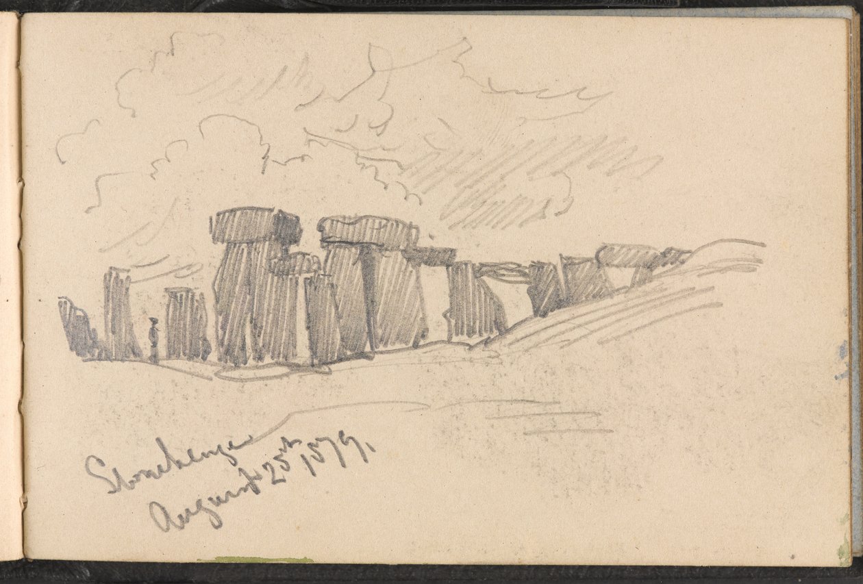 ?Stonehenge, 25 sierpnia 1879? autorstwa William Barnes Wollen