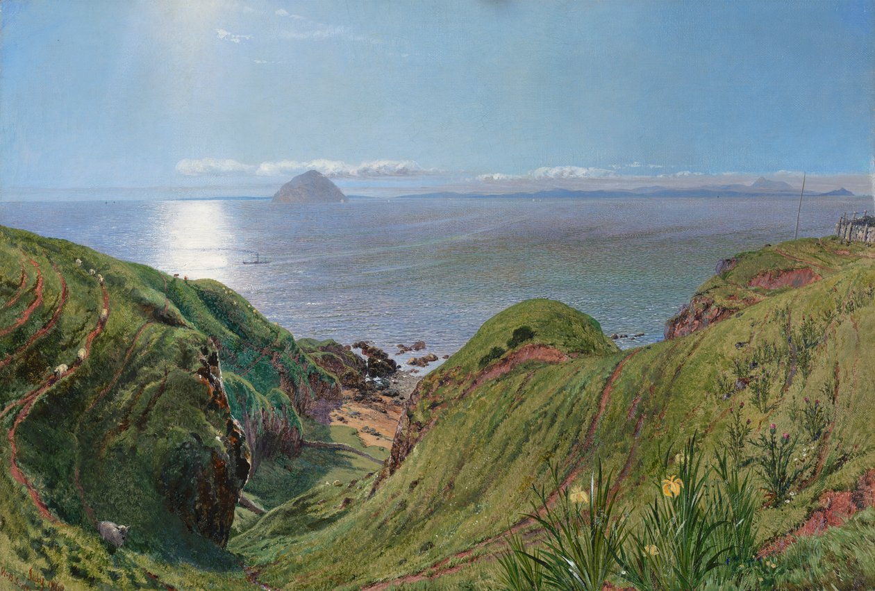 Ailsa Craig autorstwa William Bell Scott