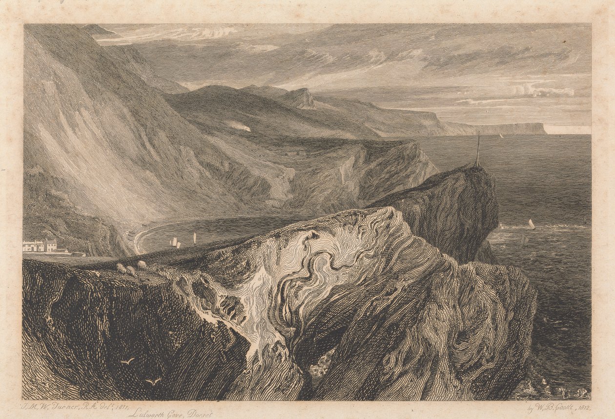 Lulworth Cove, Dorset autorstwa William Bernard Cooke