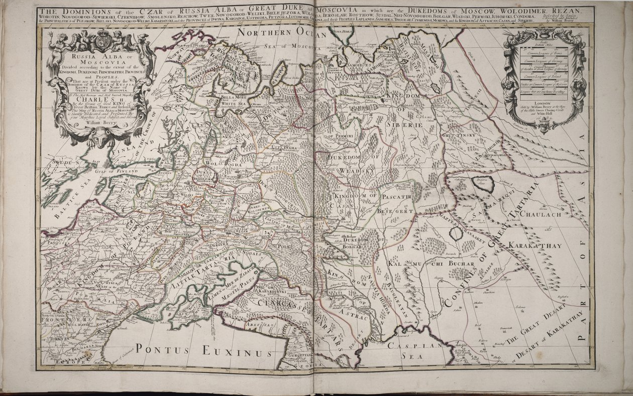 Rosja Alba, czyli Moskwa, 1682 autorstwa William Berry