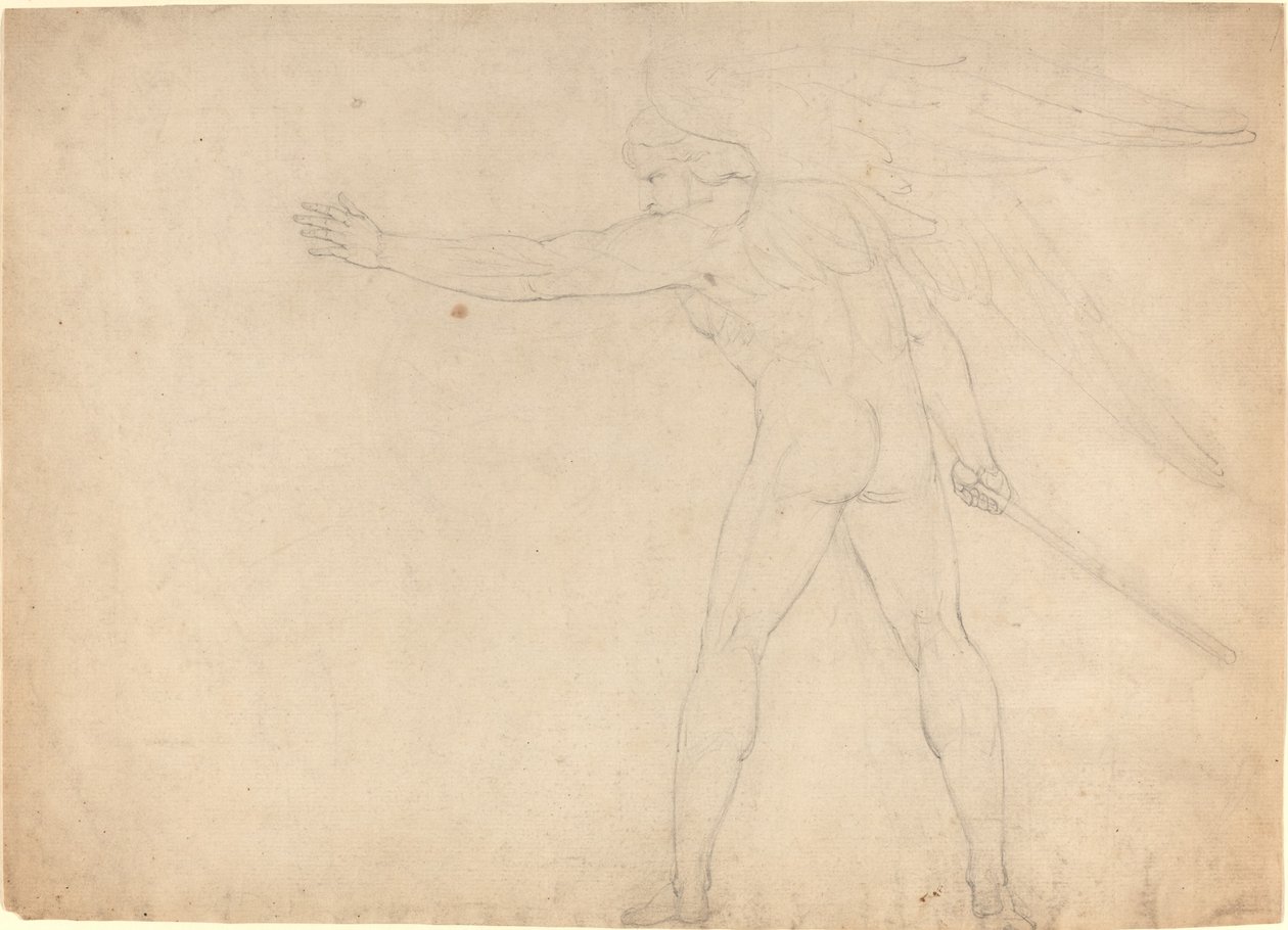 Walczący anioł [odbyt] autorstwa William Blake