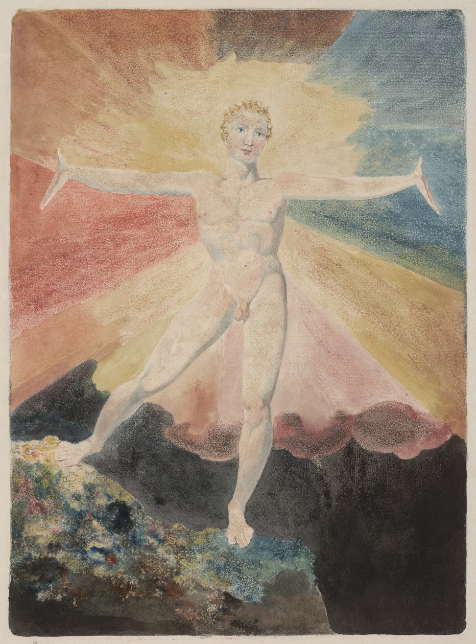 Albion Rose autorstwa William Blake