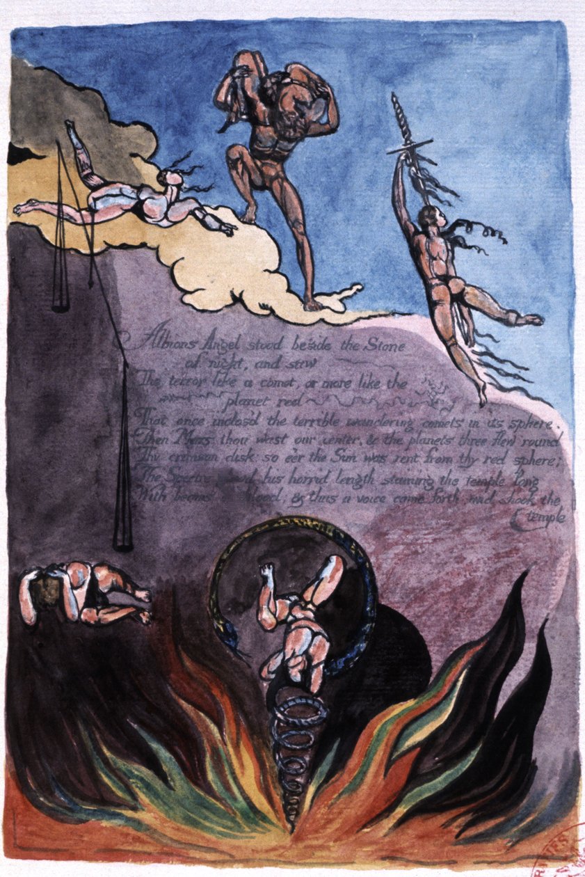 Anioł z Albionu autorstwa William Blake