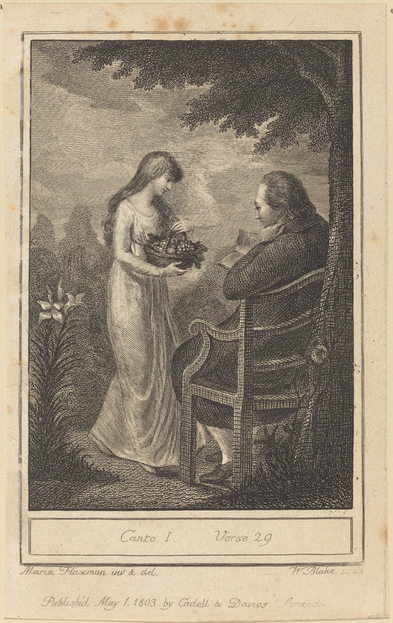 Canto I, werset 29, 1803. autorstwa William Blake