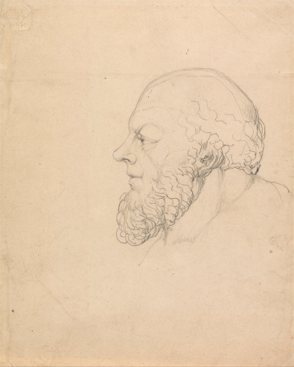 Sokrates, głowa wizjonera autorstwa William Blake