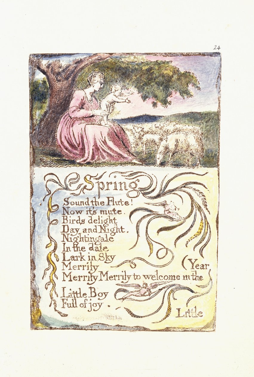 Wiosna, 1789 autorstwa William Blake
