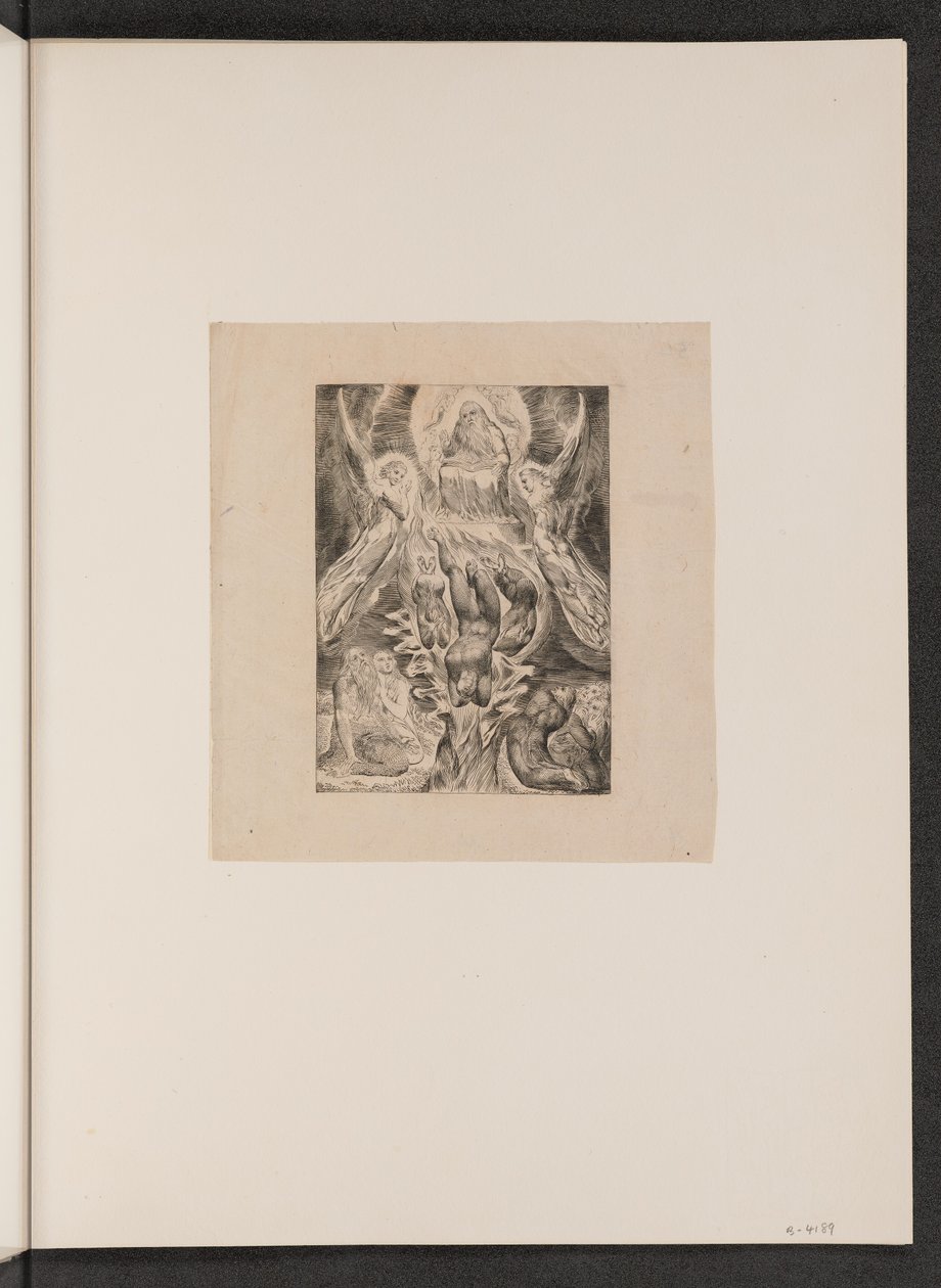 Upadek Szatana, 1825. autorstwa William Blake