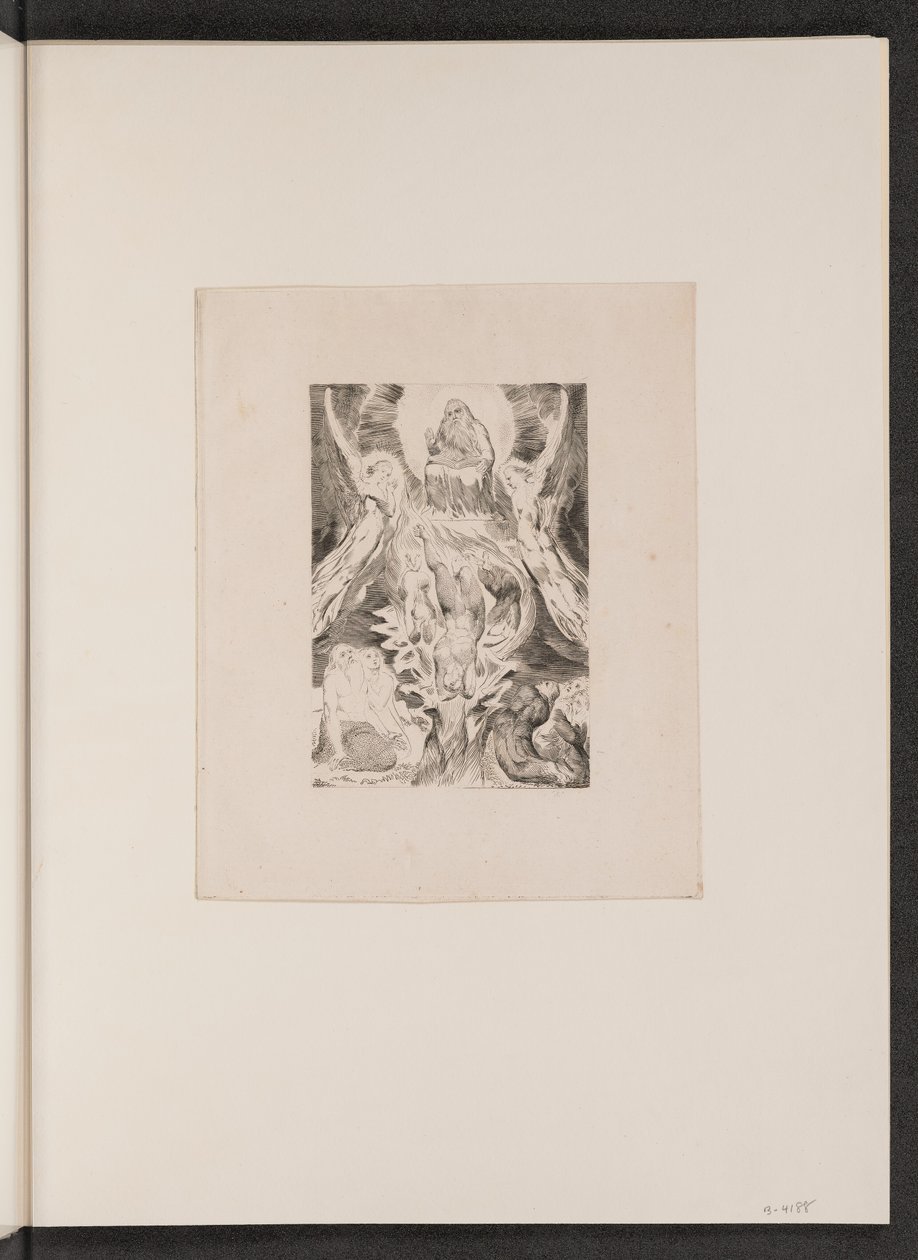 Upadek Szatana, 1825. autorstwa William Blake