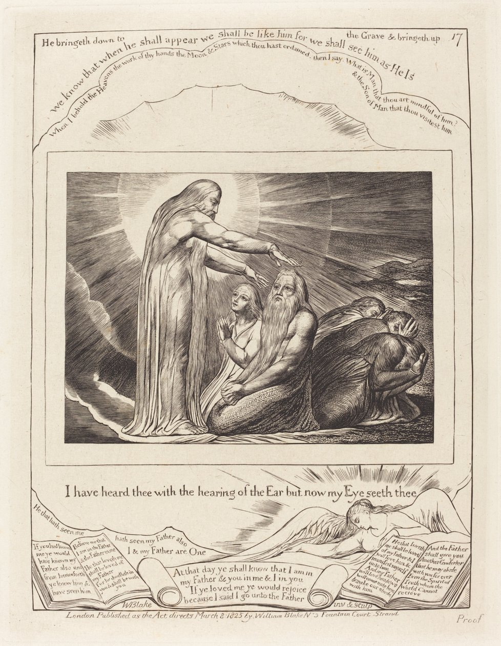 Wizja Boga autorstwa William Blake