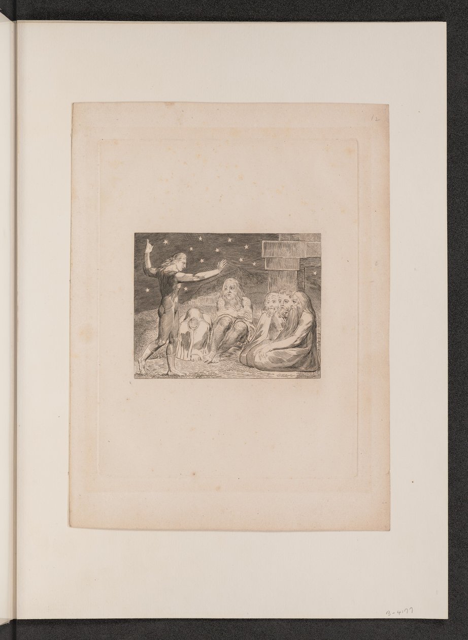 Gniew Elihu autorstwa William Blake