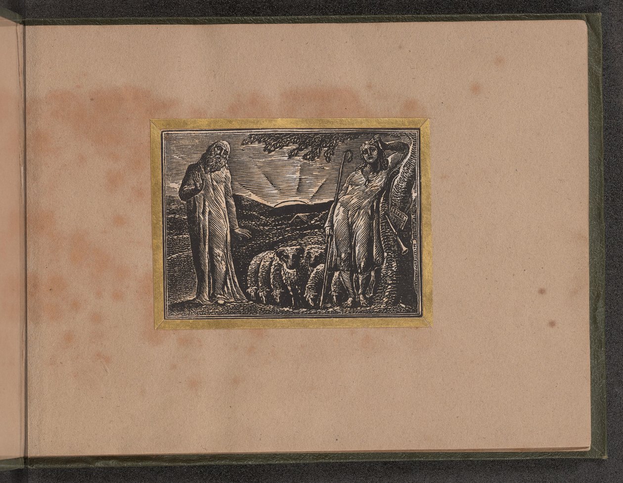 Thenot i Colinet, 1821. autorstwa William Blake