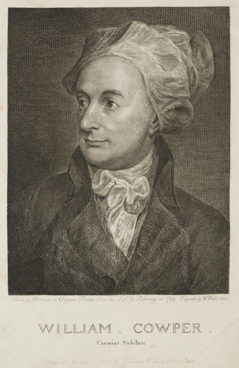 William Cowper, 1802. autorstwa William Blake