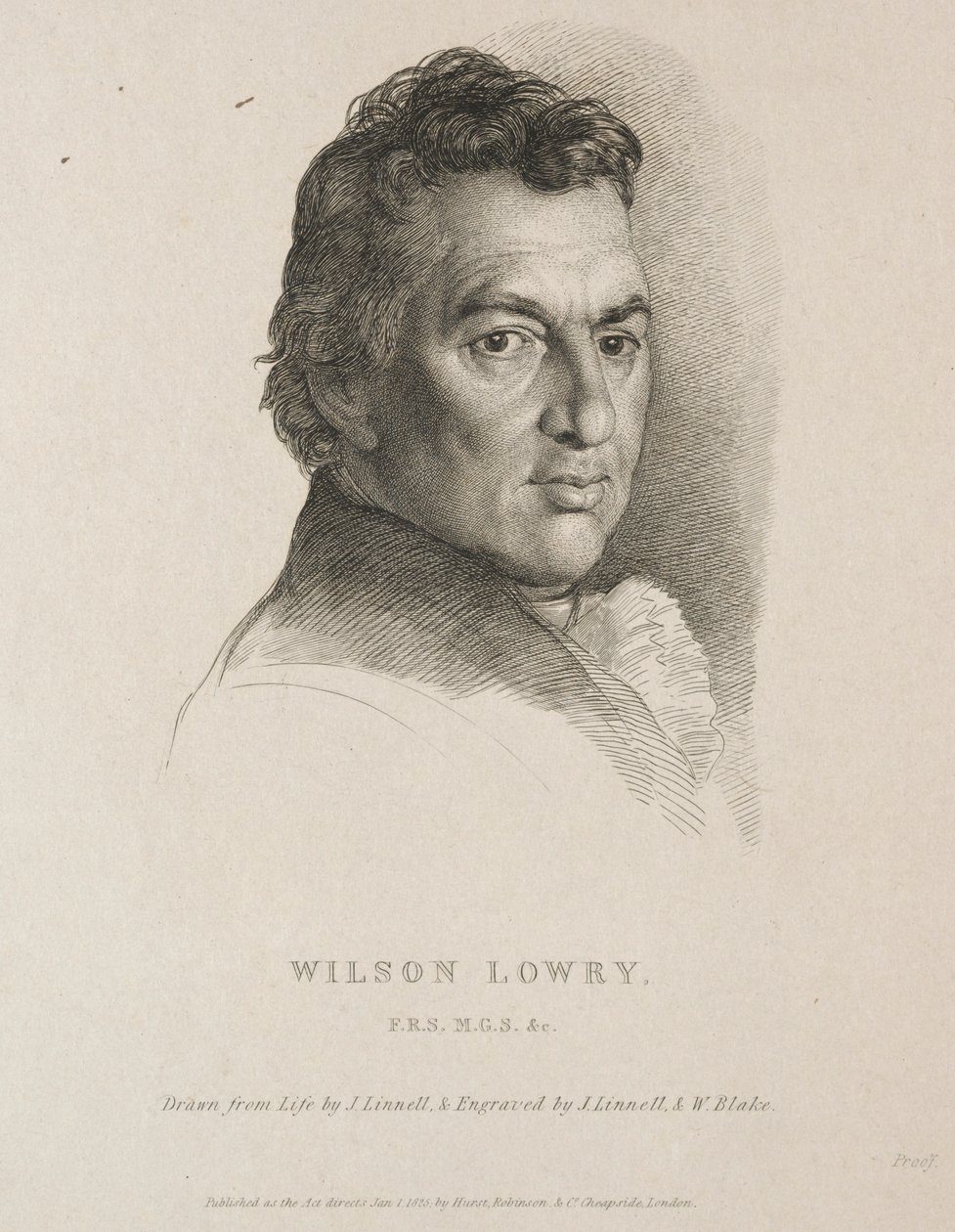 Wilson Lowry, 1825. autorstwa William Blake