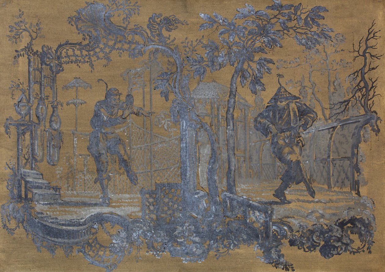 Chinoiserie (olej na płótnie) autorstwa William Bruce Ellis Ranken