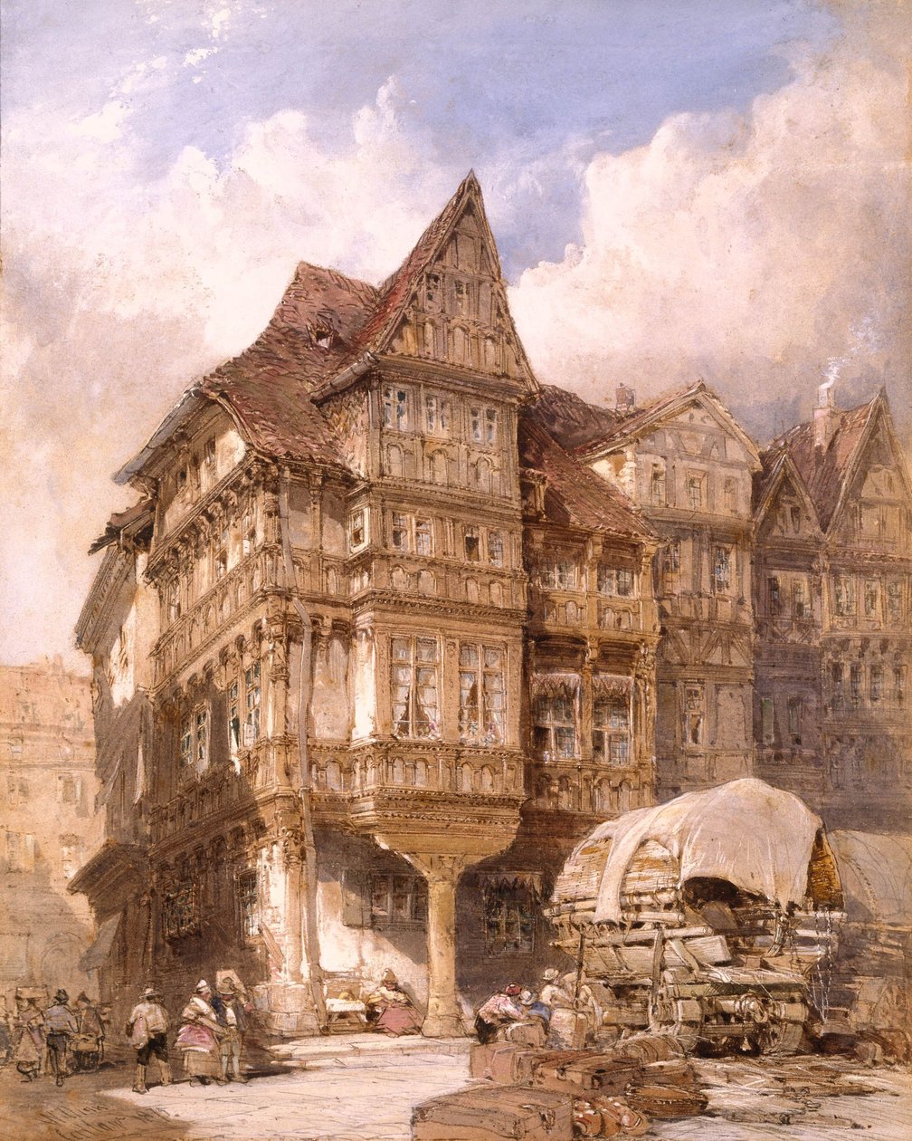 Dom Albrechta Durera w Norymberdze autorstwa William Callow