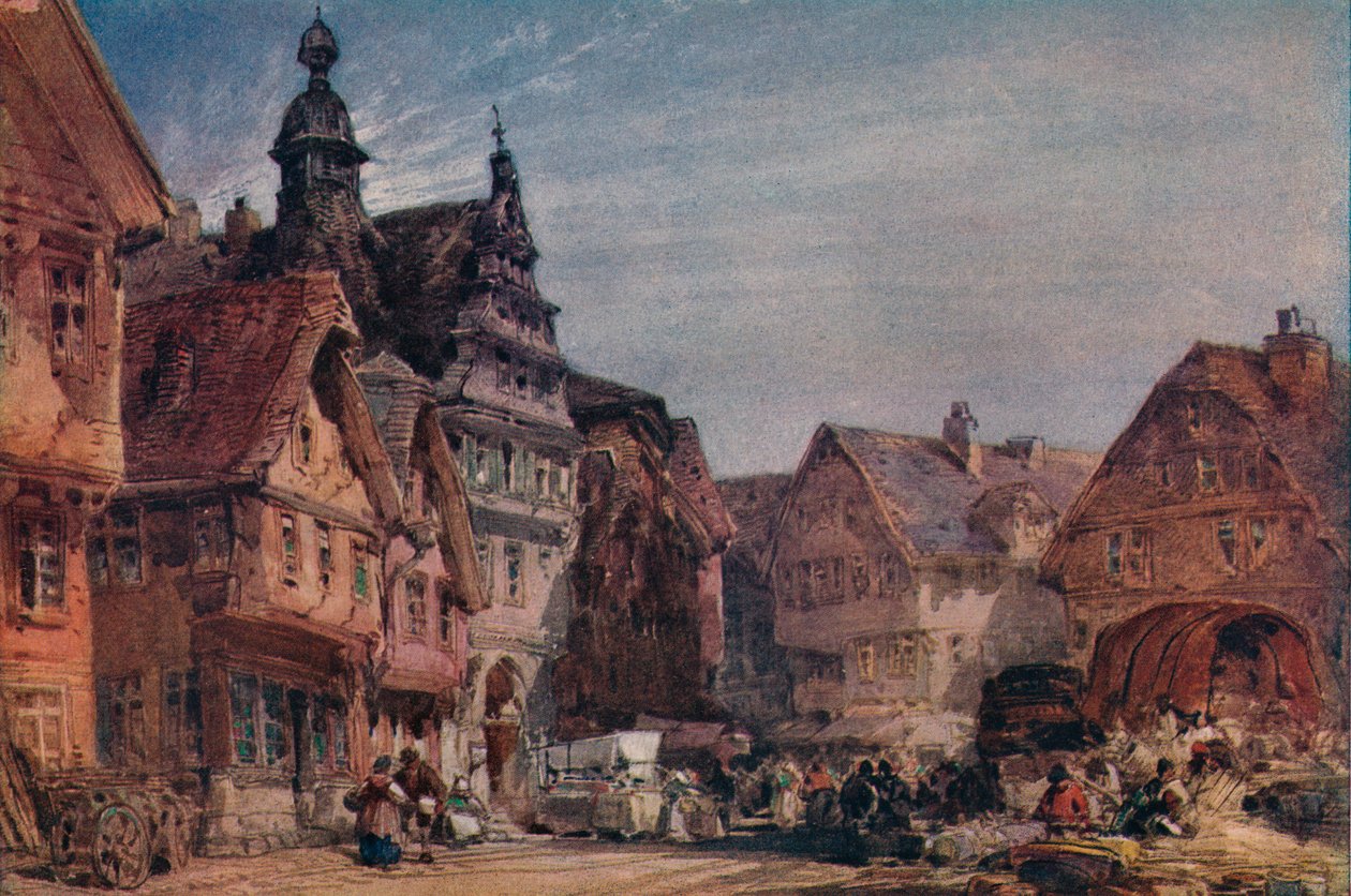 Giessen nad Lahn, c1874 autorstwa William Callow