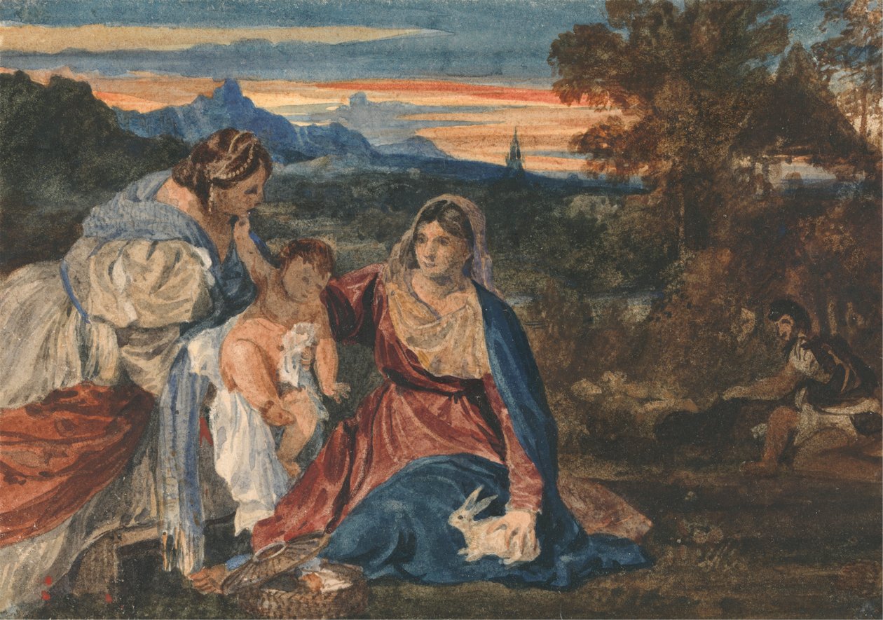 Madonna z królikiem autorstwa William Callow