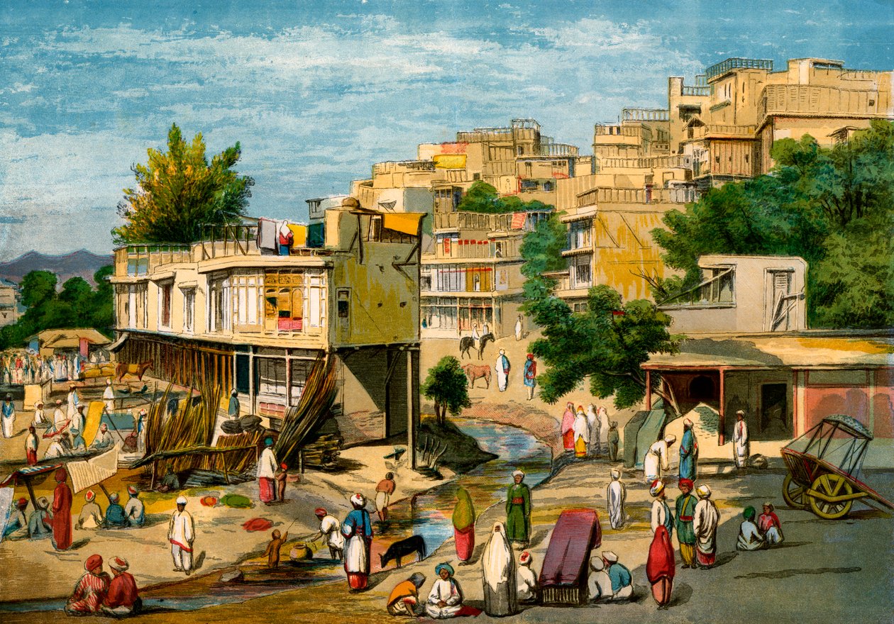 Peszawar, Pakistan, 1857. autorstwa William Carpenter