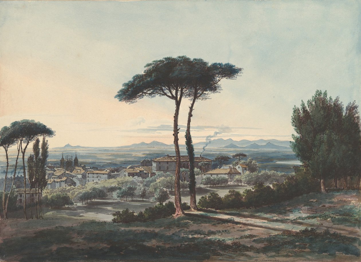 Frascati, niedaleko Rzymu, 1819. autorstwa William Cowen