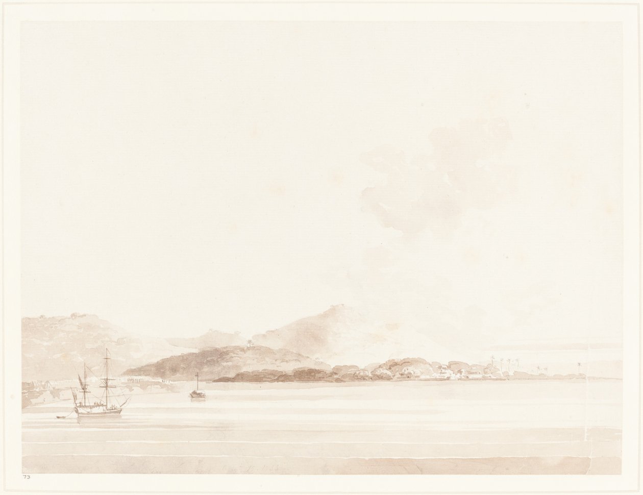 Widok w Indiach autorstwa William Daniell