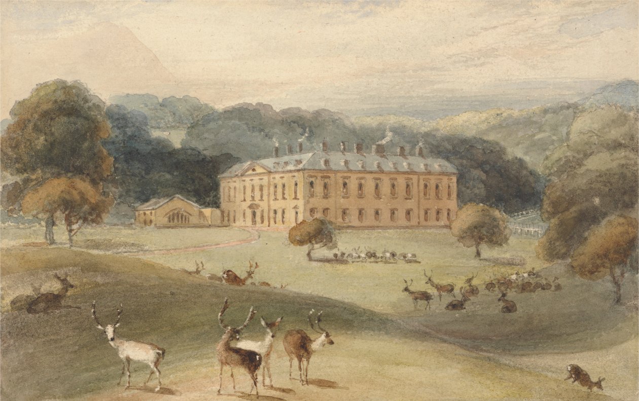 Althorp House, Northamptonshire autorstwa William Daniell