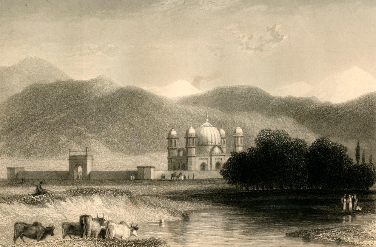 W Nujibabad, Rohilcund, 1835. autorstwa William Daniell
