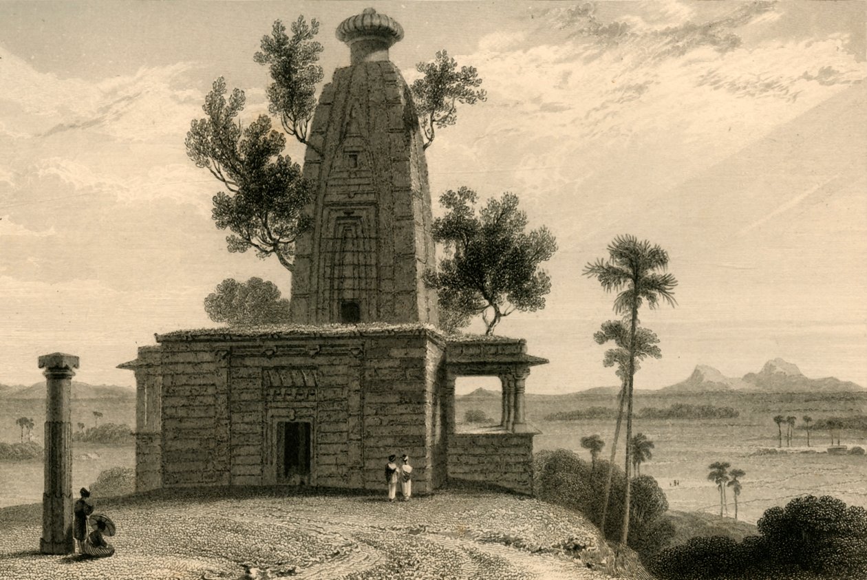 Hinduskie pocałunki w świątyni, Bahar, 3. autorstwa William Daniell