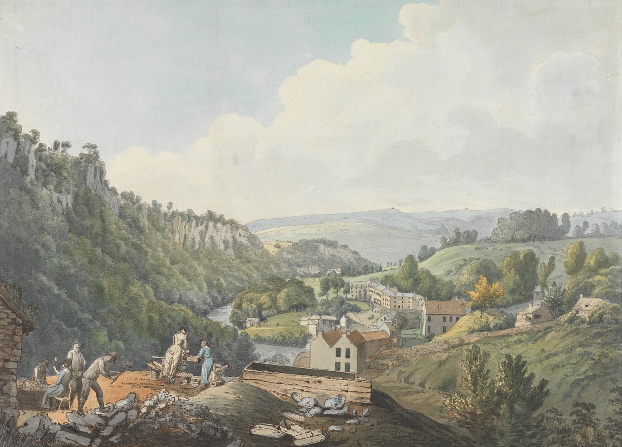 Łaźnie Matlock, Derbyshire autorstwa William Day