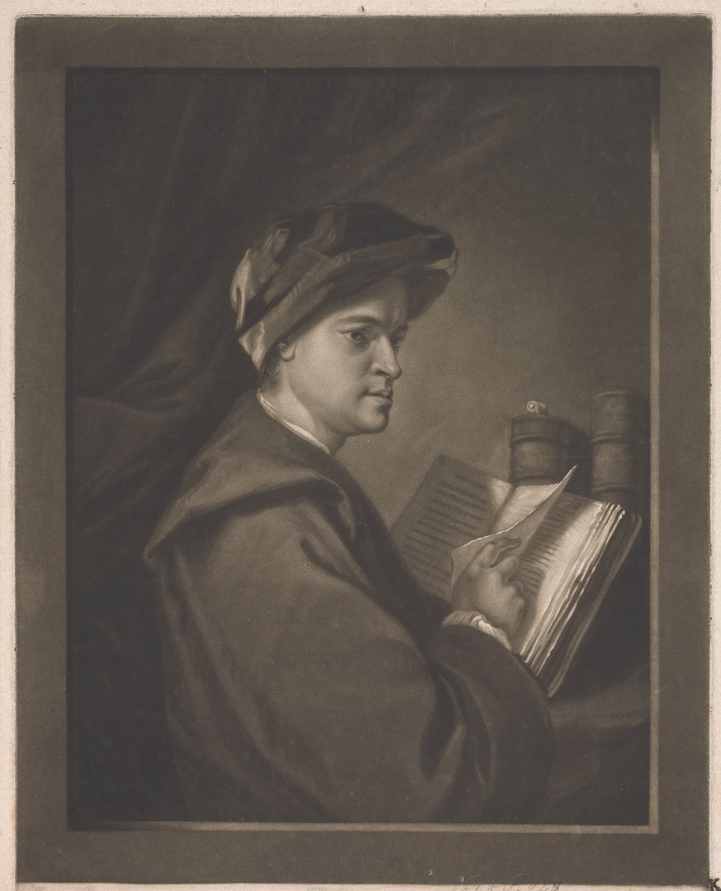 John Mudge MD autorstwa William Dickinson