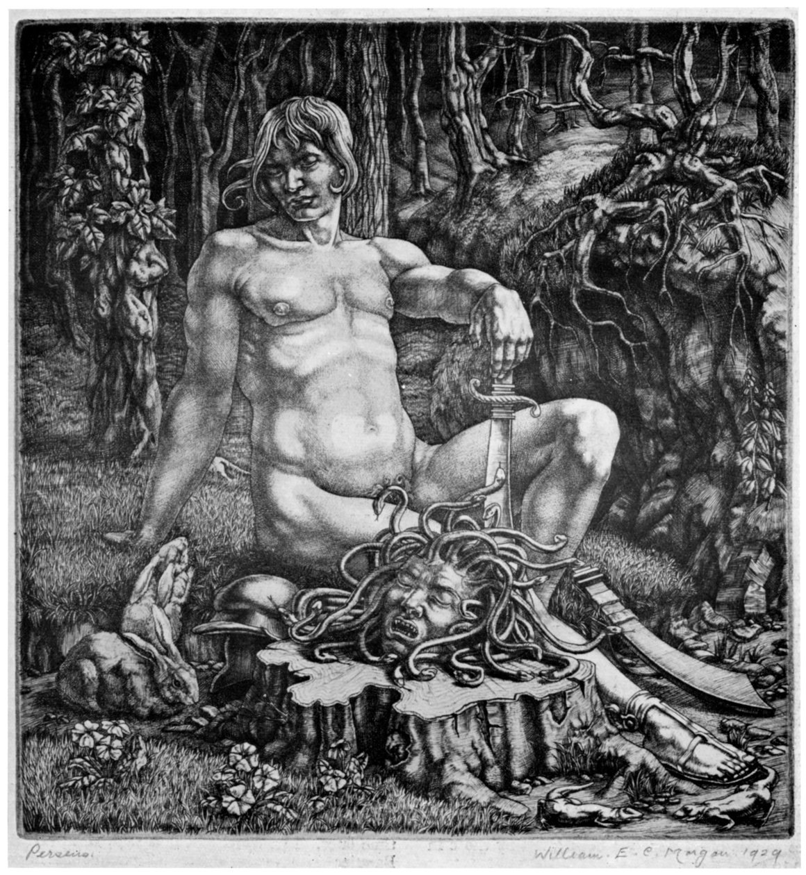 „Perseusz”, 1929 1930. autorstwa William EC Morgan