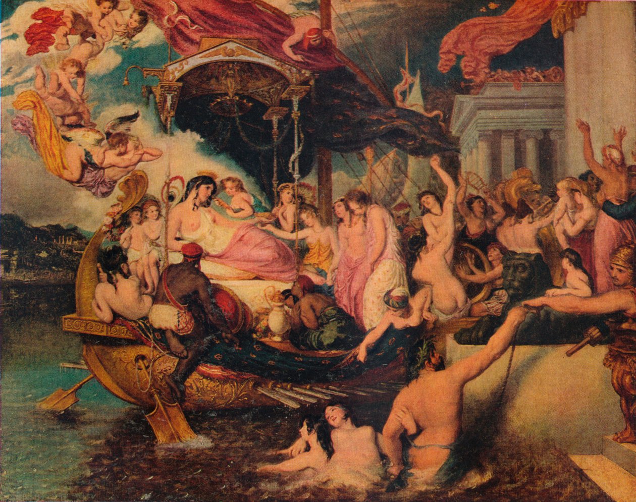 Kleopatry Przybycie do Cylicji, 1821. autorstwa William Etty